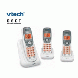 VTech CS6114-3 3-Handset Digital Cordless Phone – Reliable Home Communication with Easy Setup