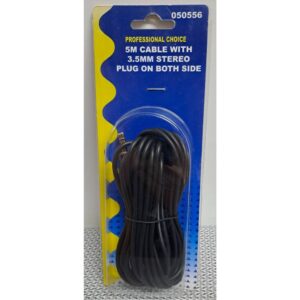 5M 3.5mm Stereo Audio Cable – Professional Grade