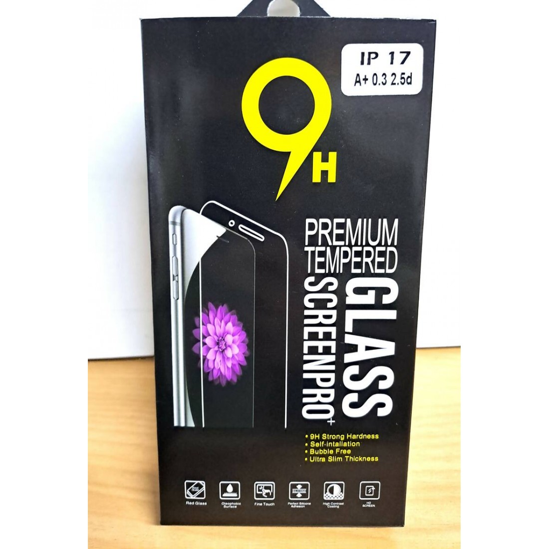 9H 0.3MM Clear Tempered Glass – iPhone 17