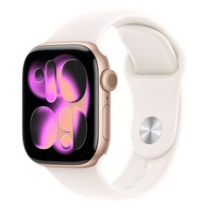 Apple Watch Series 11 (GPS + Cellular) – 42mm – Rose Gold Aluminium Case