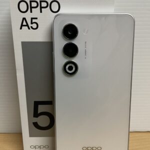 OPPO A5 4G Smartphone – Mist White | 6GB RAM | 128GB Storage | 6000mAh Battery | Brand New